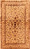 Nain Beige Hand Knotted 30 X 50 Area Rug 100-22219 Thumb 0