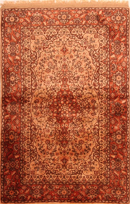 Tabriz Red Hand Knotted 33 X 51  Area Rug 253-22221 Image 0