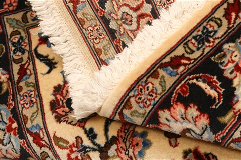 Kerman White Hand Knotted 37 X 56 Area Rug 100-22222 Image 5
