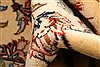 Kerman White Hand Knotted 37 X 56 Area Rug 100-22222 Thumb 3