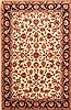 Kerman White Hand Knotted 37 X 56 Area Rug 100-22222 Thumb 0