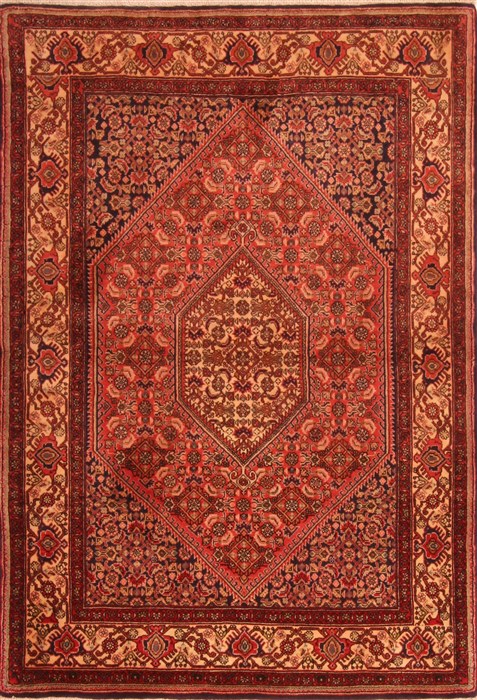 Bidjar Red Hand Knotted 36 X 51  Area Rug 100-22223 Image 0