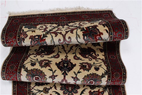 Semnan Beige Hand Knotted 56 X 143 Area Rug 250-22247 Image 10