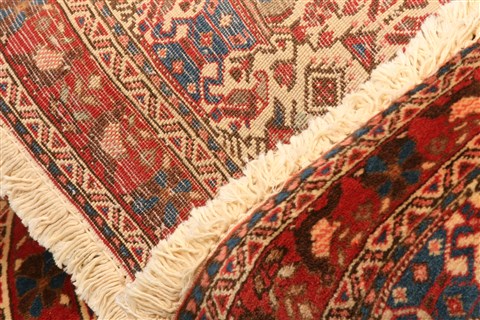 Abadeh Red Hand Knotted 35 X 51 Area Rug 100-22248 Image 4