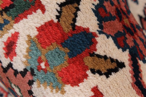 Heriz White Runner Hand Knotted 28 X 137 Area Rug 250-22249 Image 10