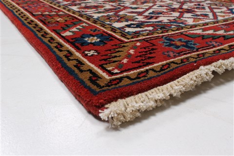 Heriz White Runner Hand Knotted 28 X 137 Area Rug 250-22249 Image 7