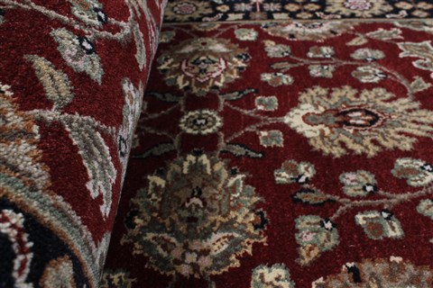 Sarouk Red Runner Hand Knotted 26 X 1311 Area Rug 250-22258 Image 15