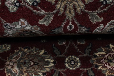 Sarouk Red Runner Hand Knotted 26 X 1311 Area Rug 250-22258 Image 16