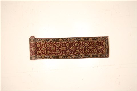Sarouk Red Runner Hand Knotted 26 X 1311 Area Rug 250-22258 Image 1
