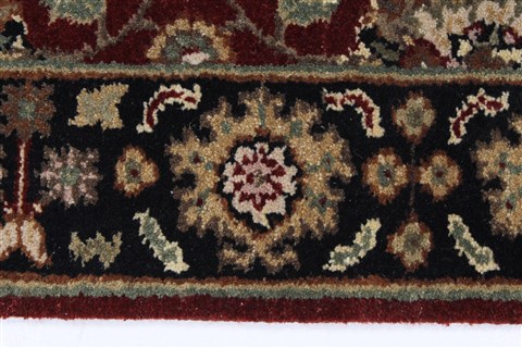 Sarouk Red Runner Hand Knotted 26 X 1311 Area Rug 250-22258 Image 6