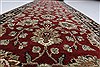 Sarouk Red Runner Hand Knotted 26 X 1311  Area Rug 250-22258 Thumb 4