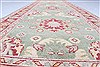 Pishavar Green Runner Hand Knotted 20 X 134  Area Rug 250-22268 Thumb 7