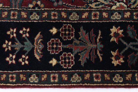 Kashmar Red Runner Hand Knotted 28 X 1311 Area Rug 250-22269 Image 6