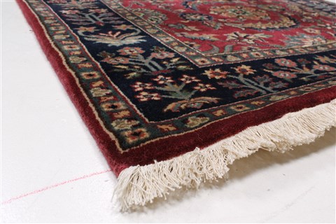 Kashmar Red Runner Hand Knotted 28 X 1311 Area Rug 250-22269 Image 9