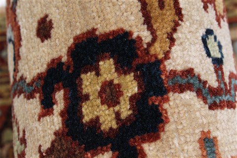 Serapi Beige Runner Hand Knotted 26 X 140 Area Rug 250-22271 Image 10