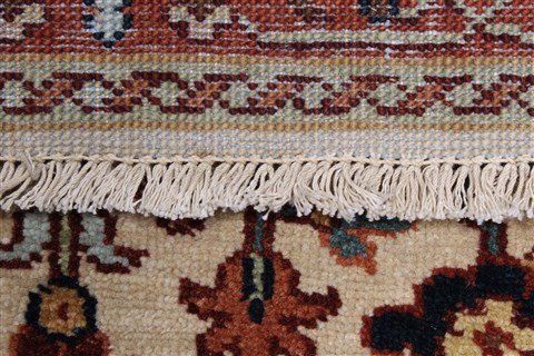 Serapi Beige Runner Hand Knotted 26 X 140 Area Rug 250-22271 Image 15