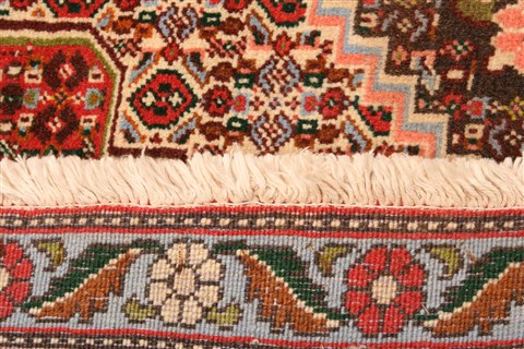 Sanandaj Red Hand Knotted 41 X 51 Area Rug 100-22273 Image 7