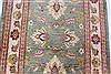 Pishavar Green Runner Hand Knotted 29 X 137  Area Rug 250-22277 Thumb 4