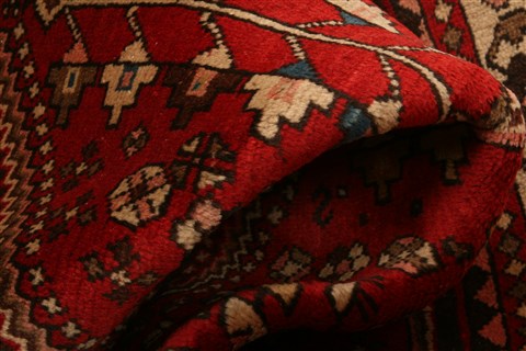 Abadeh Red Hand Knotted 36 X 47 Area Rug 100-22278 Image 2