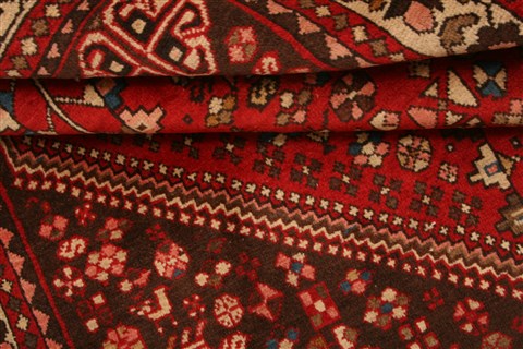 Abadeh Red Hand Knotted 36 X 47 Area Rug 100-22278 Image 4