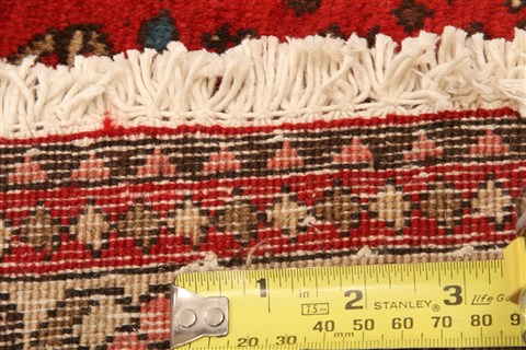 Abadeh Red Hand Knotted 36 X 47 Area Rug 100-22278 Image 7