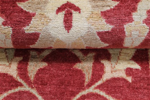 Pishavar Brown Runner Hand Knotted 29 X 1311 Area Rug 250-22280 Image 12