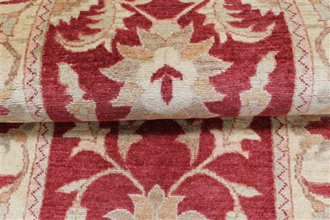 Pishavar Brown Runner Hand Knotted 29 X 1311 Area Rug 250-22280 Image 13