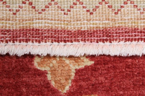 Pishavar Brown Runner Hand Knotted 29 X 1311 Area Rug 250-22280 Image 16