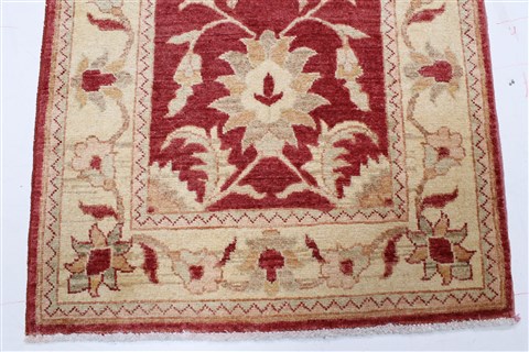 Pishavar Brown Runner Hand Knotted 29 X 1311 Area Rug 250-22280 Image 5
