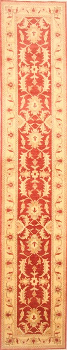 Pishavar Brown Runner Hand Knotted 29 X 1311 Area Rug 250-22280 Image 0