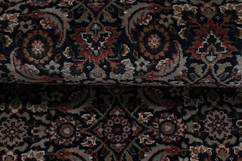 Herati Black Runner Hand Knotted 27 X 139 Area Rug 250-22289 Image 12