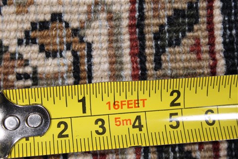 Herati Black Runner Hand Knotted 27 X 139 Area Rug 250-22289 Image 15