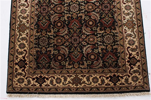 Herati Black Runner Hand Knotted 27 X 139 Area Rug 250-22289 Image 5