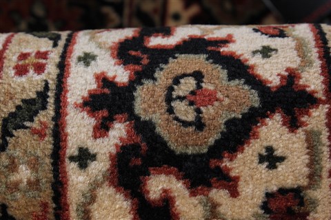 Herati Black Runner Hand Knotted 27 X 139 Area Rug 250-22289 Image 8