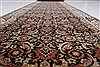 Herati Black Runner Hand Knotted 27 X 139 Area Rug 250-22289 Thumb 2