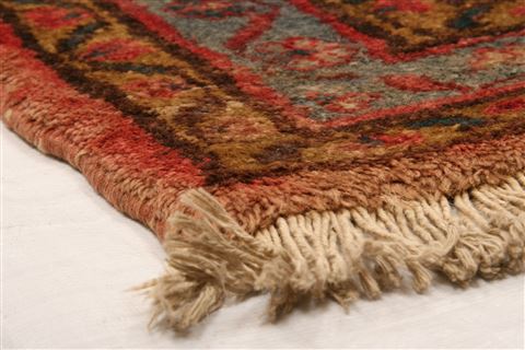 Wiss Red Hand Knotted 35 X 50 Area Rug 100-22295 Image 9