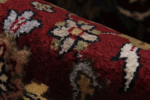 Kashan Red Runner Hand Knotted 26 X 135 Area Rug 250-22323 Image 12