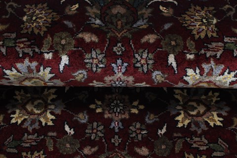 Kashan Red Runner Hand Knotted 26 X 135 Area Rug 250-22323 Image 14