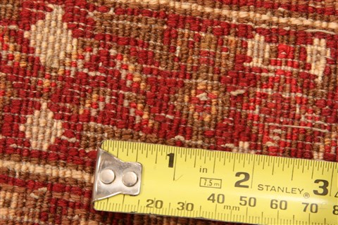 Sanandaj Red Hand Knotted 39 X 49 Area Rug 100-22325 Image 8