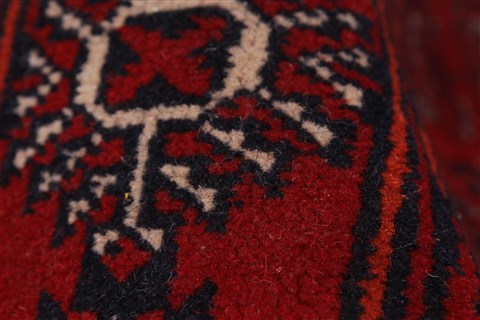 Bokhara Red Runner Hand Knotted 29 X 130 Area Rug 250-22339 Image 7