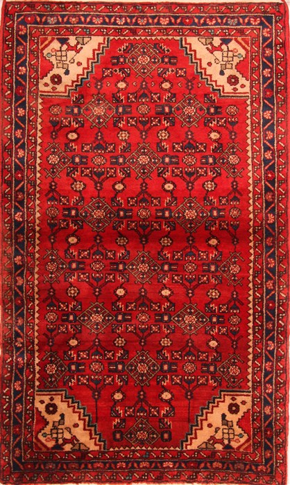 Rudbar Red Hand Knotted 36 X 510 Area Rug 253-22341 Image 0