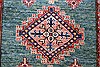 Kazak Green Runner Hand Knotted 28 X 1210  Area Rug 250-22348 Thumb 10