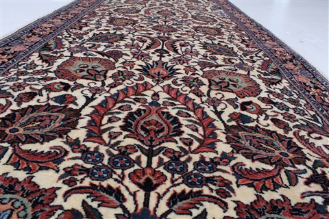 Birjand Beige Runner Hand Knotted 27 X 1311 Area Rug 250-22352 Image 3