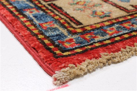 Kazak Red Runner Hand Knotted 29 X 128  Area Rug 250-22359 Image 10