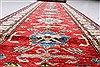 Kazak Red Runner Hand Knotted 29 X 128  Area Rug 250-22359 Thumb 6