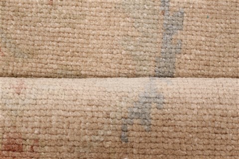 Oushak Beige Runner Hand Knotted 30 X 143  Area Rug 250-22367 Image 12