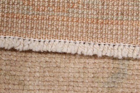 Oushak Beige Runner Hand Knotted 30 X 143  Area Rug 250-22367 Image 14