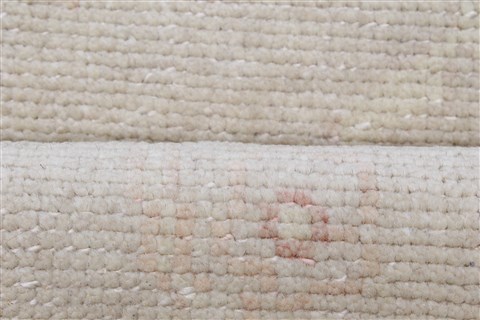 Oushak Beige Runner Hand Knotted 31 X 142  Area Rug 250-22369 Image 10