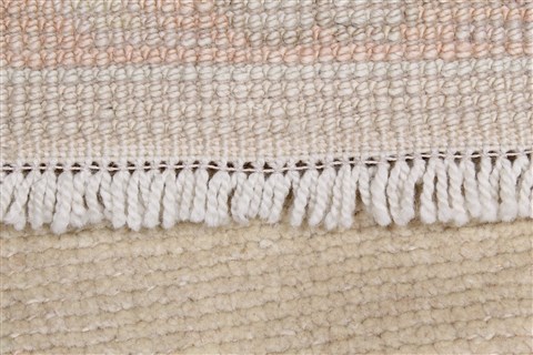 Oushak Beige Runner Hand Knotted 31 X 142  Area Rug 250-22369 Image 12