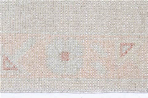 Oushak Beige Runner Hand Knotted 31 X 142  Area Rug 250-22369 Image 15